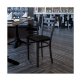 Ladder Back Metal Restaurant Dining Chair