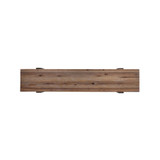 Maeve Rustic Industrial Bench