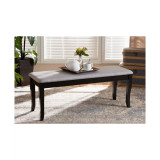 Cornelie Modern and Contemporary Transitional Fabric Upholstered Dining Bench