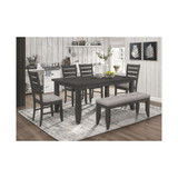 Dalila 19" Asian Hardwood Padded Cushion Bench