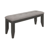 Dalila 19" Asian Hardwood Padded Cushion Bench