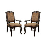 Ramsaran Brown Cherry Armchair (Set of 2)