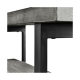 Pomona Metal and Reclaimed Wood Bench