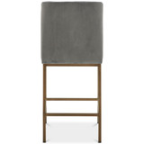 Cambridge Velvet Stool, 3-Pc. Set (3 Grey Counter Stools)