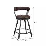 Cabezon Counter Height Swivel Stool (Set of 2)