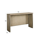 Esme Sofa Table Furniture, 3-Pc. Set (Table & 2 Stools)