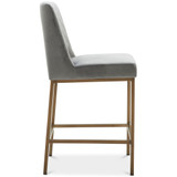 Cambridge Velvet Stool, 4-Pc. Set (4 Grey Counter Stools)