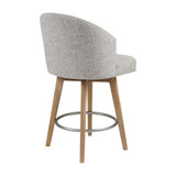 Onyx 26" Upholstered 360 Degree Swivel Counter Stool