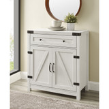 Farmhouse Barn Door Accent Cabinet