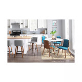 Toriano Swivel Bar Stool (Set of 2)