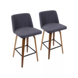 Toriano Swivel Bar Stool (Set of 2)