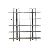 Loris 5 Shelf Metal Etagere Bookshelf