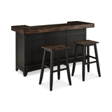 Peighton 3 Piece Bar Set (Bar with 2 Stools)