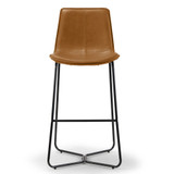 Set of 2 Amery Iron Frame Vintage-like Bar Stool
