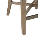 Carson 25.25" Wood Legs Swivel Seat Counter Stool