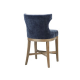 Carson 25.25" Wood Legs Swivel Seat Counter Stool