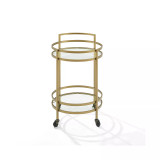 Bailey Round Bar Cart