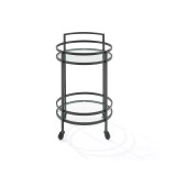 Bailey Round Bar Cart