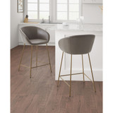 Isadora 25.75" Metal Base Counter Stool