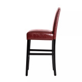 Upholstered Bar Chair with Studded Decor, Set of 2, 45"
