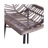 Bali Kubu Rattan Bar Chairs, Set of 2