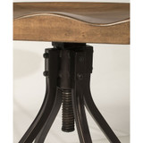 Furniture Worland Adjustable Swivel Backless Stool