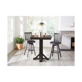 Peighton 3 Piece Pub Table Set (Table and 2 stools)