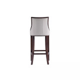Fifth Avenue 19" 3 Piece Beech Wood Faux Leather Upholstered Barstool Set