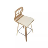 Folia Mid-Century Modern Counter Stool, Set of 2