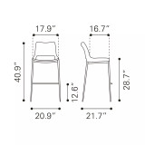 Ace Bar Chair, Set of 2