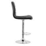 Kimberly Modern Swivel Bar Stool with Crystals, Set of 2