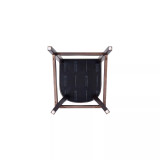 Emperor 19" 3 Piece Beech Wood Faux Leather Upholstered Barstool Set