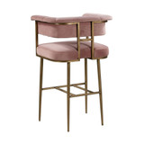 Astrid Velvet Bar Stool