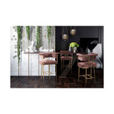 Astrid Velvet Bar Stool