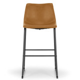 Set of 2 Adan Iron Frame Vintage-like Bar Stool