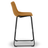 Set of 2 Adan Iron Frame Vintage-like Bar Stool