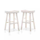 Bora Saddle Bar Stool, Set of 2