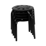 Plastic Nesting Stack Stools - Classroom/Home, 11.5"Height (5 Pack)