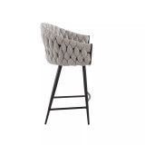 Braided Matisse Counter Stool