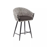 Braided Matisse Counter Stool