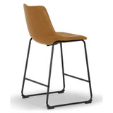 Set of 2 Adan Iron Frame Vintage-like Counter Stool