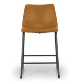 Set of 2 Adan Iron Frame Vintage-like Counter Stool