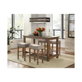 Hathaway Nailhead 24" Saddle Stool Set of 2