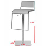 Aira Swivel Bar Stool