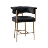 Astrid Velvet Counter Stool