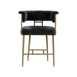 Astrid Velvet Counter Stool