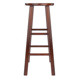 Element 2-Piece Wood Bar Stool Set