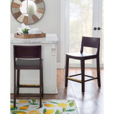 Linon Home Decor Macon Counter Stool, Set of 2