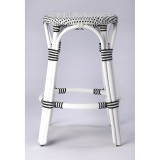 Tobias and Rattan Counter Stool