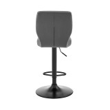 Bardot Adjustable Faux Leather Swivel Bar Stool